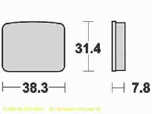 Lucas Bremsbelagsatz MCB596