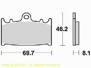 Lucas Bremsbelagsatz MCB602SRQ