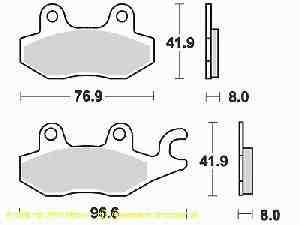 Lucas Bremsbelagsatz MCB615SRM