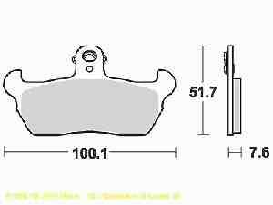 Lucas Bremsbelagsatz MCB618