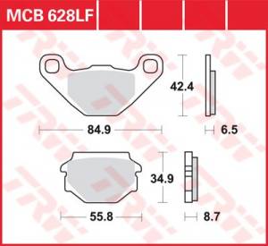 Aprilia Bremsbelagsatz MCB628