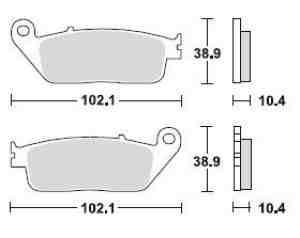 Lucas Bremsbelagsatz MCB631