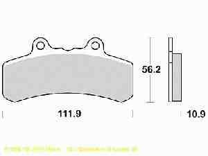 Lucas Bremsbelagsatz MCB635RQ