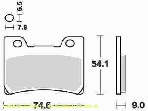 Lucas Bremsbelagsatz MCB642