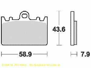 Lucas Bremsbelagsatz MCB643SRQ