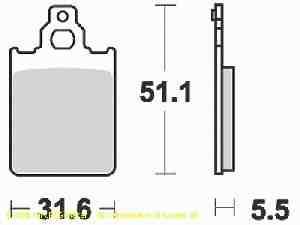 Lucas Bremsbelagsatz MCB651EC