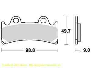 Lucas Bremsbelagsatz MCB656SRQ