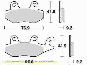 Lucas Bremsbelagsatz MCB663SRM