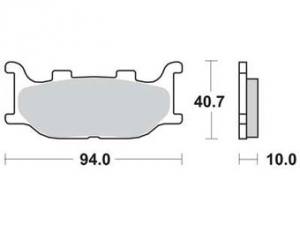 Italjet Yamaha Bremsbelagsatz MCB666