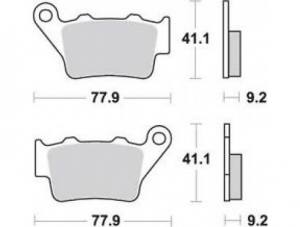 Aprilia Beta BMW Ducati Honda Husaberg Husqvarna KTM SYM Triumph Yamaha Bremsbelagsatz MCB672