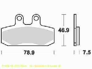 Lucas Bremsbelagsatz MCB673EC