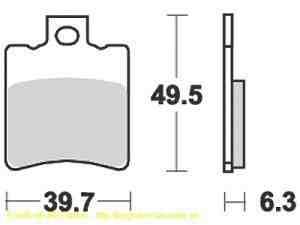 Lucas Bremsbelagsatz MCB674SR