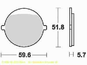 Lucas Bremsbelagsatz MCB676