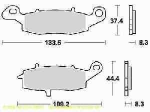 Lucas Bremsbelagsatz MCB681SRQ