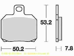 Lucas Bremsbelagsatz MCB700SRM