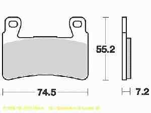 Lucas Bremsbelagsatz MCB703