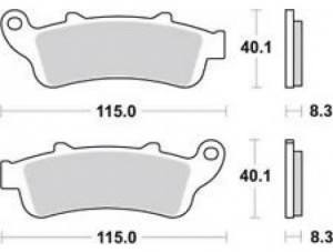 Honda Kawasaki Peugeot Bremsbelagsatz MCB704