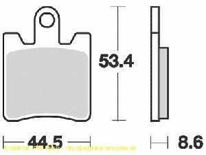 Lucas Bremsbelagsatz MCB706EC