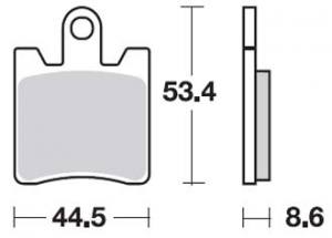 Lucas Bremsbelagsatz MCB706SRM