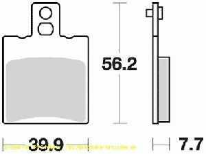 Lucas Bremsbelagsatz MCB708EC