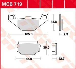 SYM Bremsbelagsatz MCB719