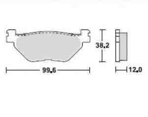 Lucas Bremsbelagsatz MCB722SRM