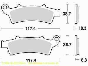 Lucas Bremsbelagsatz MCB762SRM