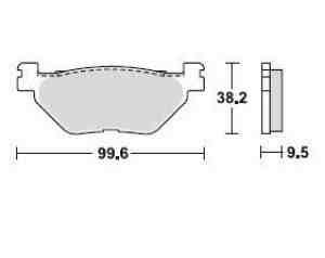 Lucas bremsbelagsatz MCB731SH