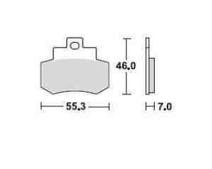 Lucas Bremsbelagsatz MCB733SRM