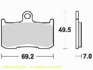 Lucas Bremsbelagsatz MCB737CRQ