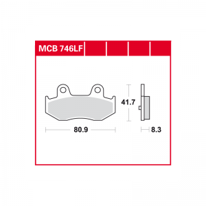 Italjet Suzuki Bremsbelagsatz MCB746