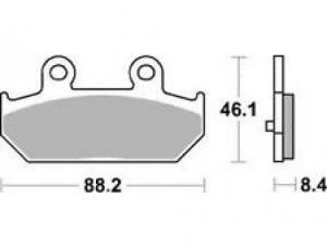 Malaguti Suzuki Bremsbelagsatz MCB751