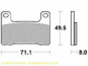 Lucas Bremsbelagsatz MCB752CRQ