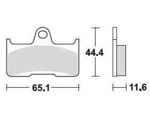 Lucas Bremsbelagsatz MCB756RSI