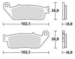 Lucas Bremsbelagsatz MCB764SH