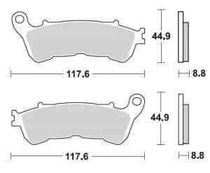 Lucas Bremsbelagsatz MCB776SH