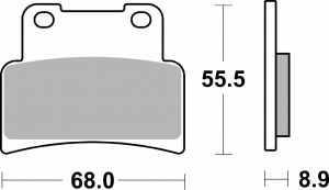 Lucas Bremsbelagsatz MCB785SRQ