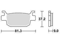 Lucas Bremsbelagsatz MCB806