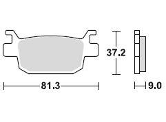 Lucas Bremsbelagsatz MCB806