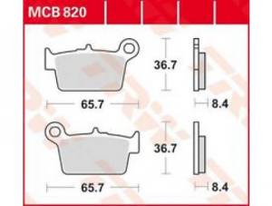 Beta Bremsbelagsatz MCB820