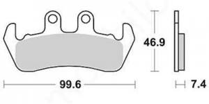 Lucas Bremsbelagsatz MCB835