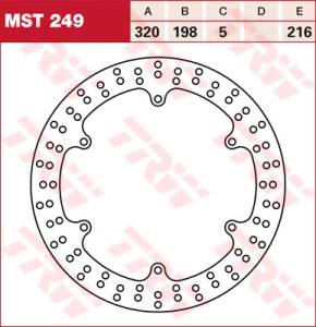 Yamaha Bremsscheibe MST249 starr 320mm