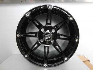 Moose WHEEL Type 387B 14X8 4/110 4+4 schwarz z.B. CForce / Terralander 800 Hinterachse