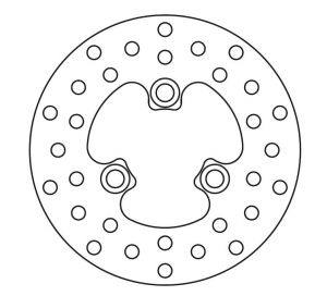 Suzuki LT-R 450 Motorrad Bremsscheibe MST411 starr