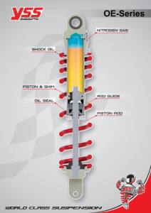 Honda 125 Malaguti 50 Federbein hinten 320mm 10x20