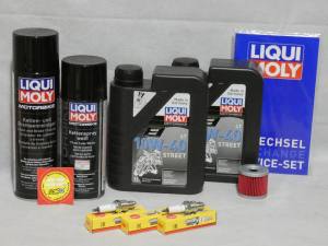 thumbnail image 2 of Motul 10W-40 Oil & HiFlo Oil Filter Service Kit For Keeway RKR RKF 125 – Everything You Need 2 of 6