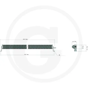 LED Lightbar Quad 