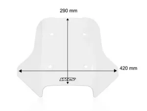 Windschild Sport von WRS (klar) - CFMOTO 450 MT