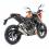 KTM 125 200 Duke Auspuffanlage SBK GP Style Evo 2 Edelstahl silber Slip-On