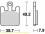 Kawasaki Suzuki Triumph Bremsbelagsatz MCB742SRQ